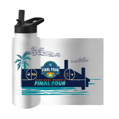 2025 Womens Basketball Final 4 Teams 34oz Quencher Bottle