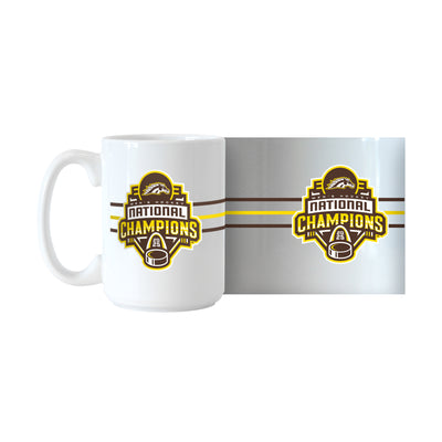 Western Michigan 2025 Mens Hockey Champions 15oz Sublimated Mug