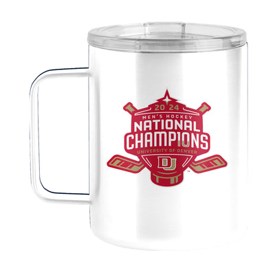 Denver 15oz 2024 Mens Hockey Champions Stainless Mug