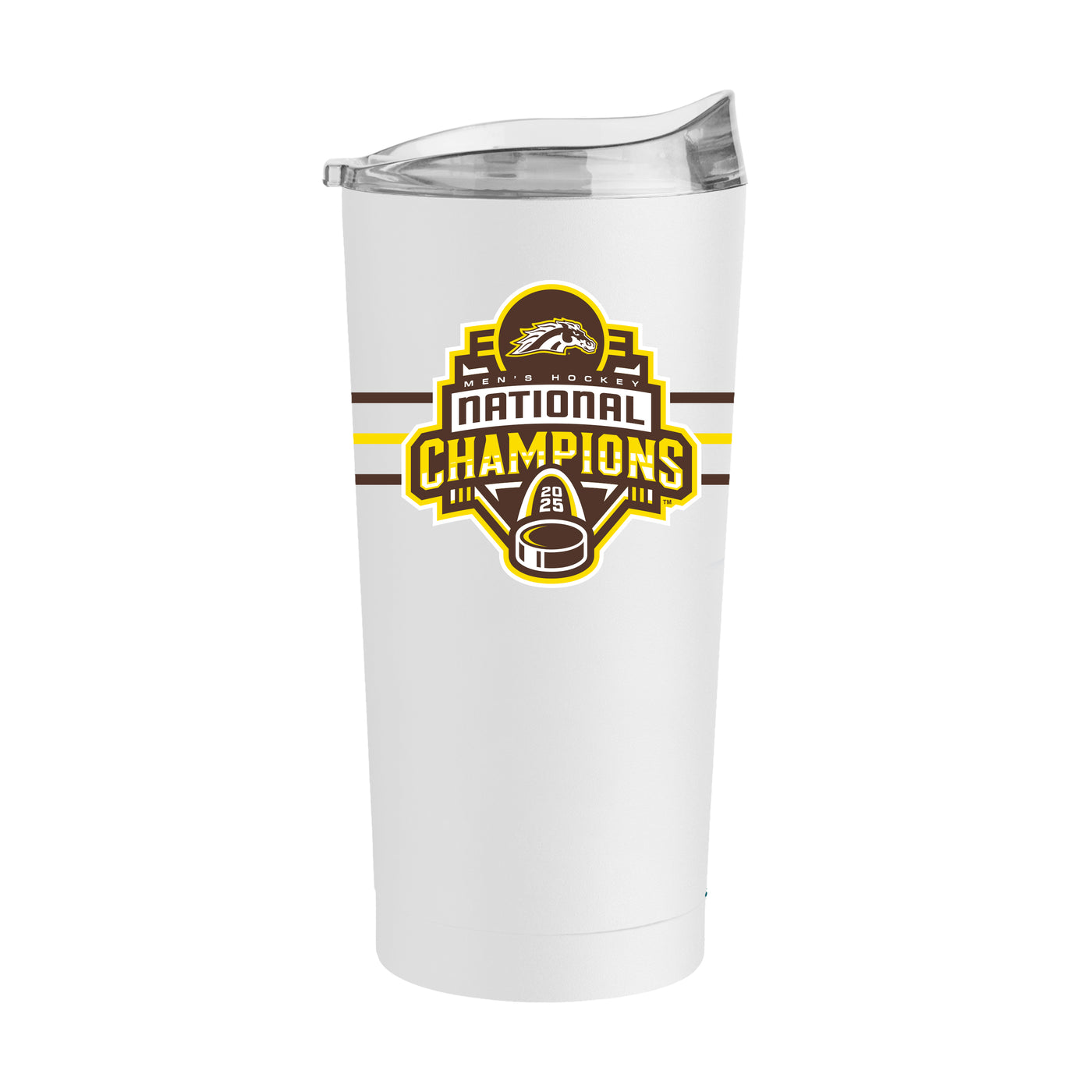 Western Michigan 2025 Mens Hockey Champions 20oz PC Tumbler