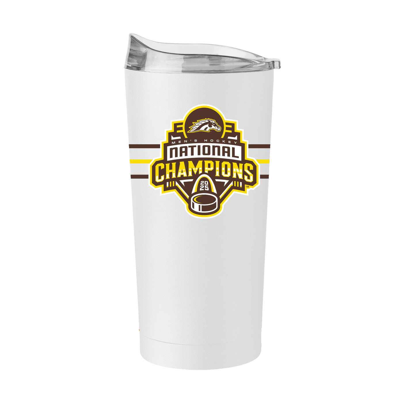 Western Michigan 2025 Mens Hockey Champions 20oz PC Tumbler