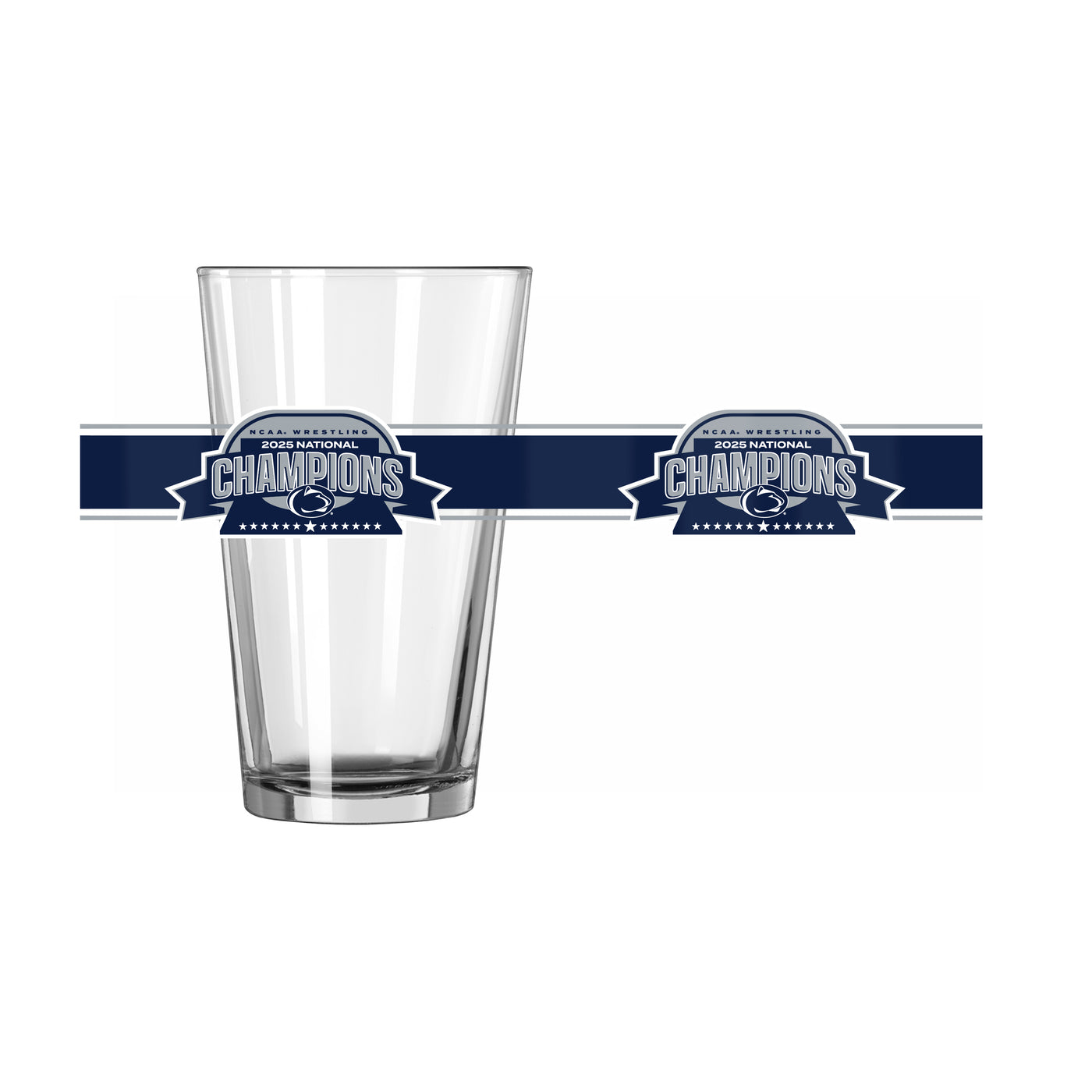 2025 Mens Wrestling Champions 16oz Pint Glass