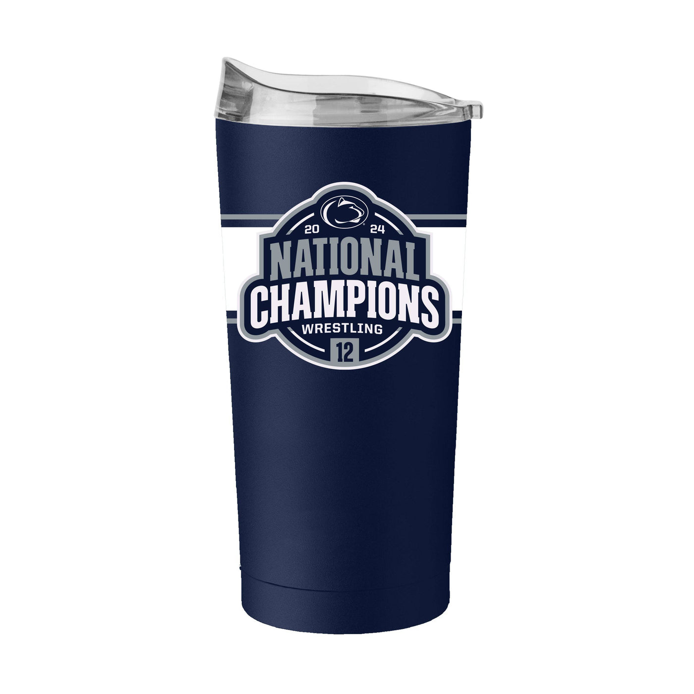 Penn State 2024 Men's Wrestling Champions 20oz Powder Coat Tumbler