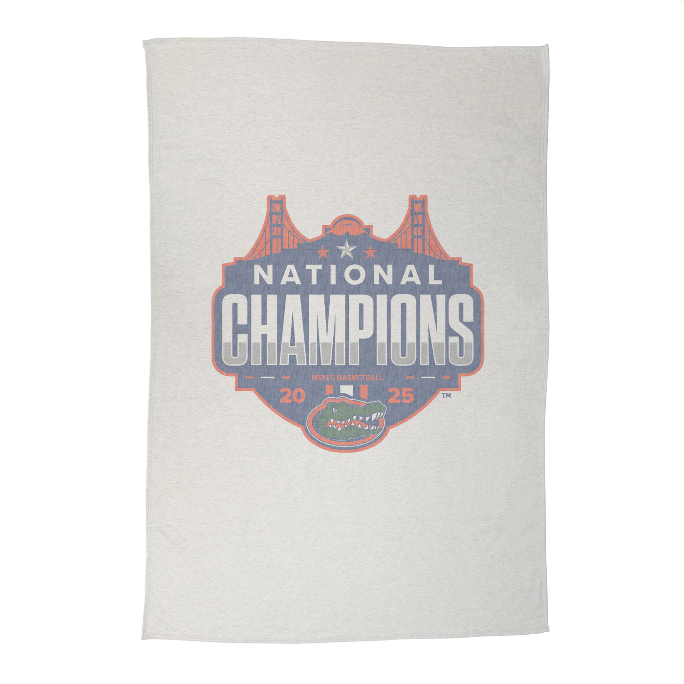 Florida 2025 Mens Basketball Champions Sublimated Sweatshirt Blanket