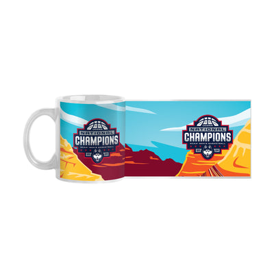 UConn 11oz 2024 Mens Basketball Champions Sublimated Mug