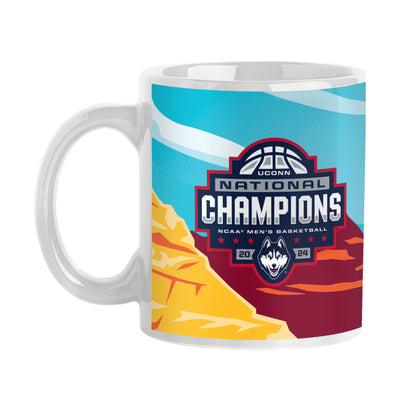 UConn 11oz 2024 Mens Basketball Champions Sublimated Mug