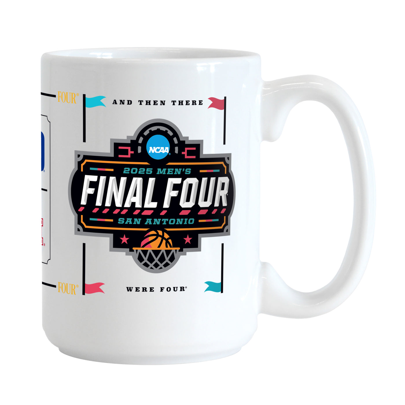2025 Mens Basketball Final 4 Teams 15oz Sublimated Mug