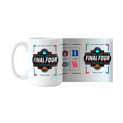 2025 Mens Basketball Final 4 Teams 15oz Sublimated Mug
