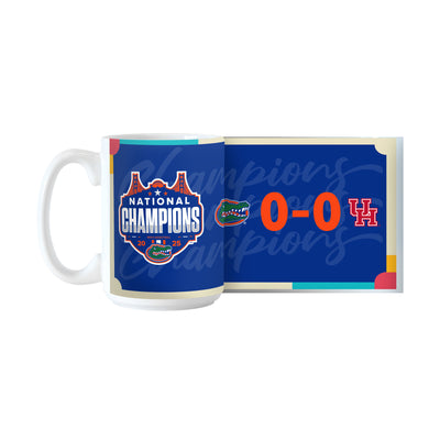Florida 2025 Mens Basketball Champions 15oz Recap Sublimated Mug