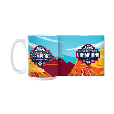 UConn 2024 Men's Basketball Champions 15oz Sublimated Mug