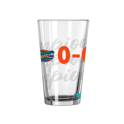 Florida 2025 Mens Basketball Champions 16oz Recap Pint Glass