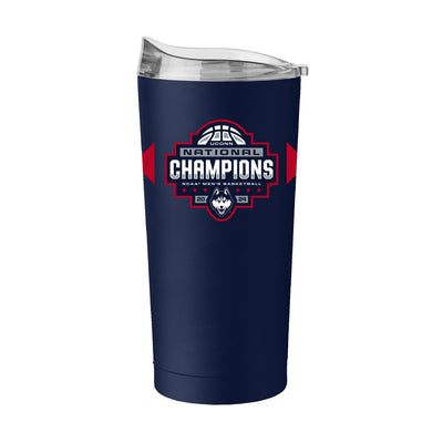 UConn 2024 Men's Basketball Champions 20oz Powder Coat Tumbler