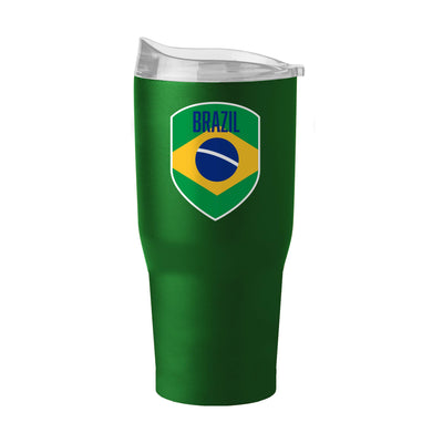 Brazil 30oz Gameday Powder Coat Tumbler