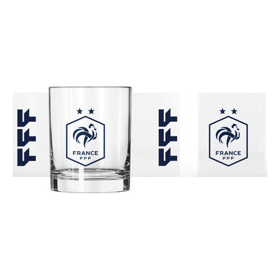 France FC 14oz Gameday Rocks Glass