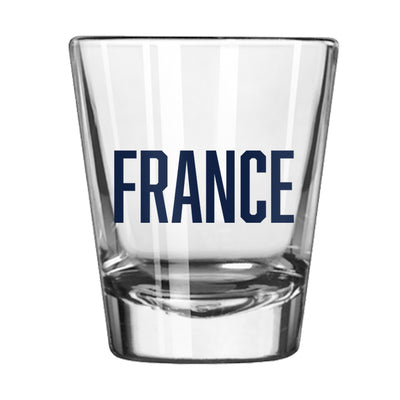 France Men's National Soccer Team 2oz Shot Glass