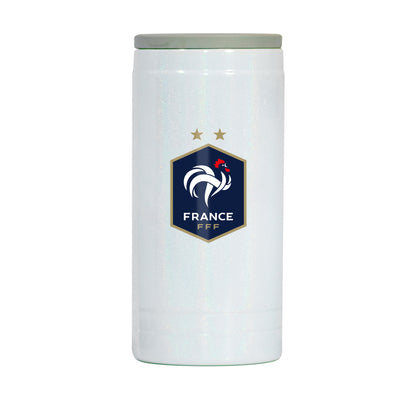 France FC 12oz Logo Iridescent Slim Coolie - Logo Brands