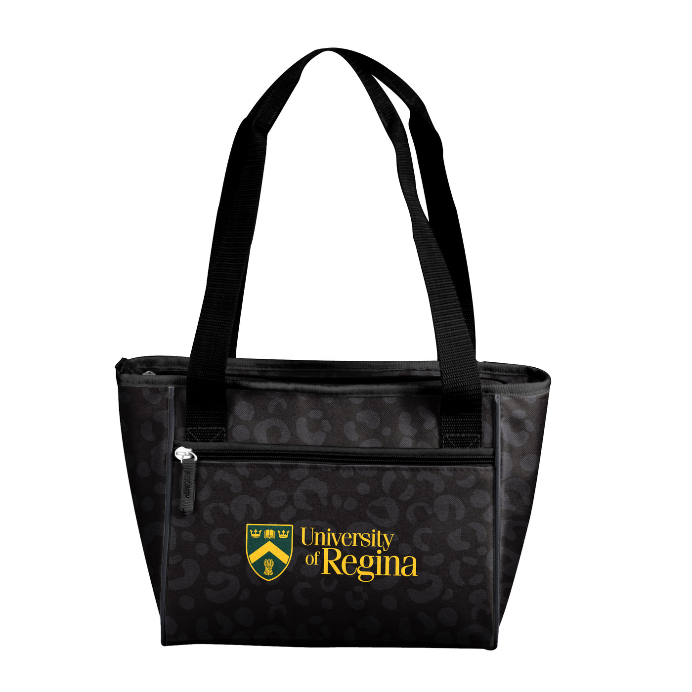 University of Regina Leopard Print 16 Can Cooler Tote