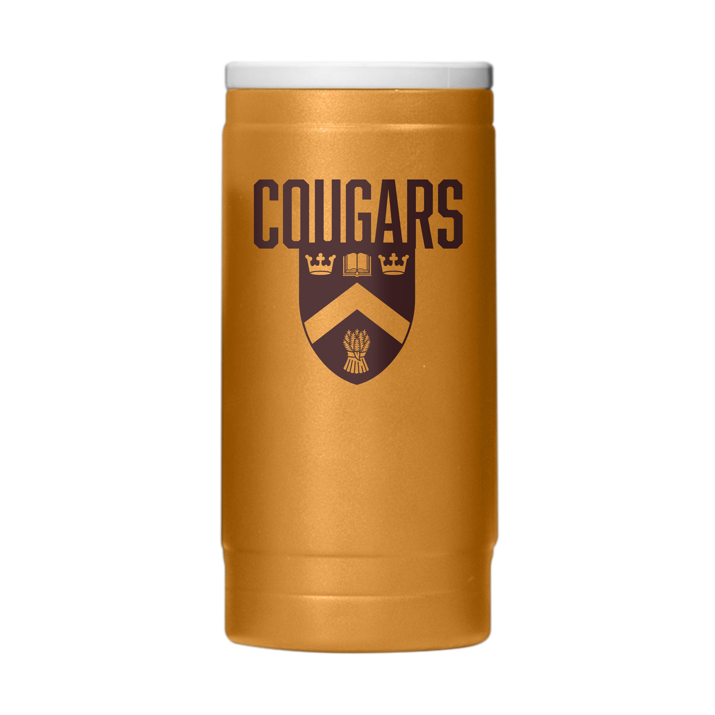 Regina 12oz Oak Huddle Powder Coat Slim Can Coolie - Logo Brands