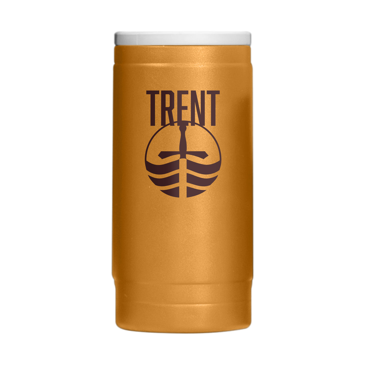 Trent University 12oz Oak Huddle Powder Coat Slim Can Coolie - Logo Brands