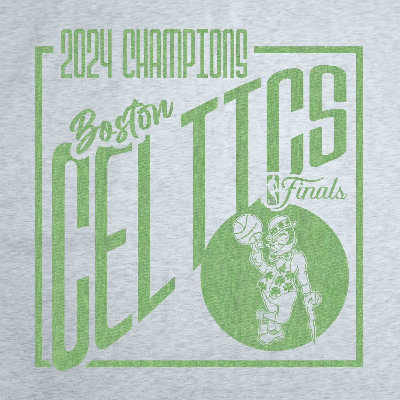 Boston Celtics 2024 NBA Finals Champions Sublimated Sweatshirt Blanket