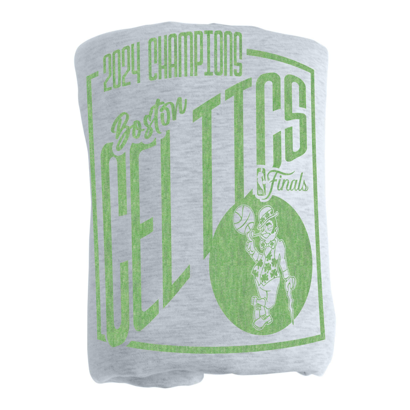 Boston Celtics 2024 NBA Finals Champions Sublimated Sweatshirt Blanket