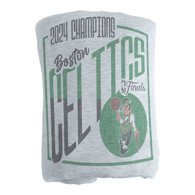 Boston Celtics  2024 NBA Champions Color Sublimated Sweatshirt Blanket