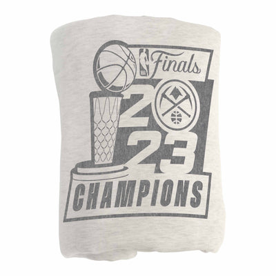 Denver Nuggets 2023 NBA Finals Champions Sublimated Sweatshirt Blanket