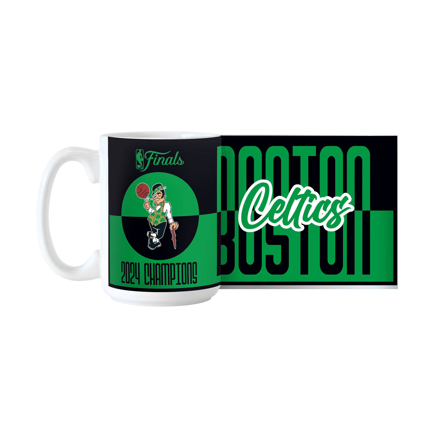 Boston Celtics 15oz 2024 NBA Finals Champions Colorblock Sublimated Mug