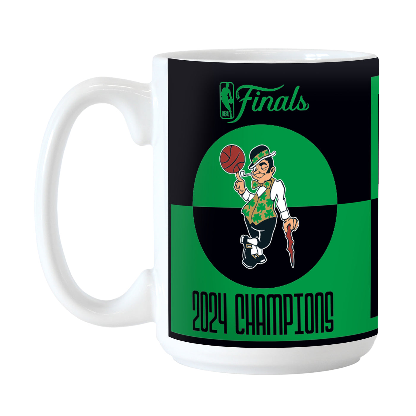 Boston Celtics 15oz 2024 NBA Champions Colorblock Sublimated Mug
