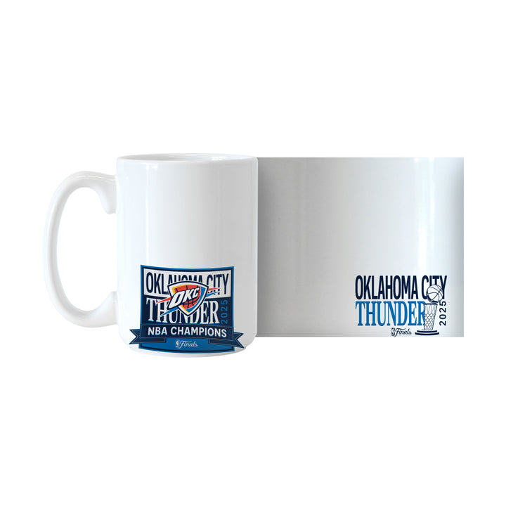 Oklahoma City Thunder 2025 NBA Champions 15oz Sublimated Mug