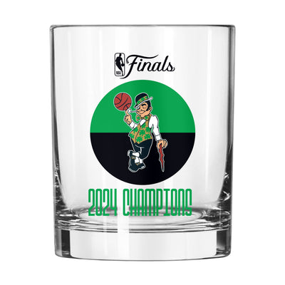 Boston Celtics 14oz 2024 NBA Finals Champions Rocks Glass