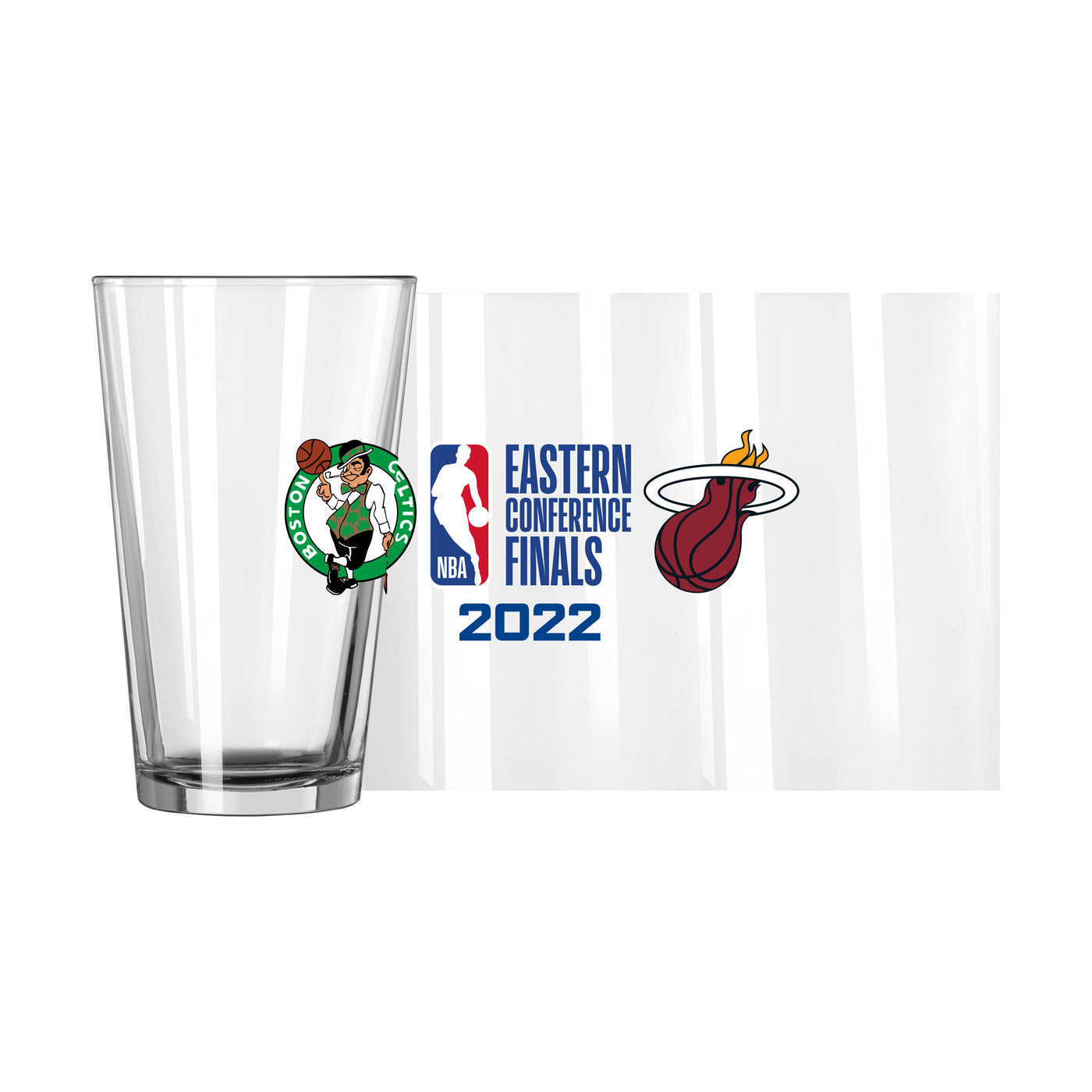 Boston Celtics 2022 NBA Playoff Series 16oz Pint Glass