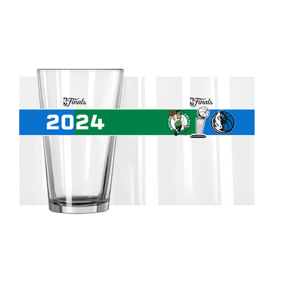 2024 NBA Championship Dueling 16oz Pint Glass