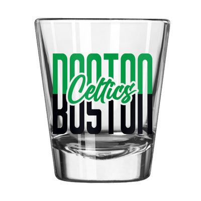 Boston Celtics 2oz 2024 NBA Finals Champions Flipside Shot Glass