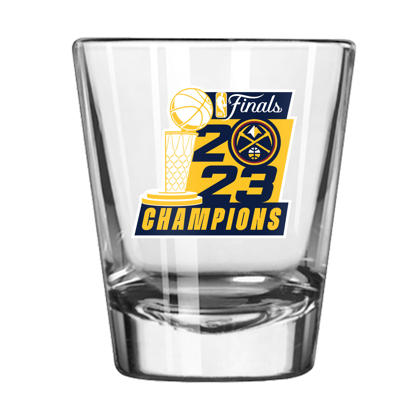 Denver Nuggets 2oz 2023 NBA Finals Champions Shot Glass