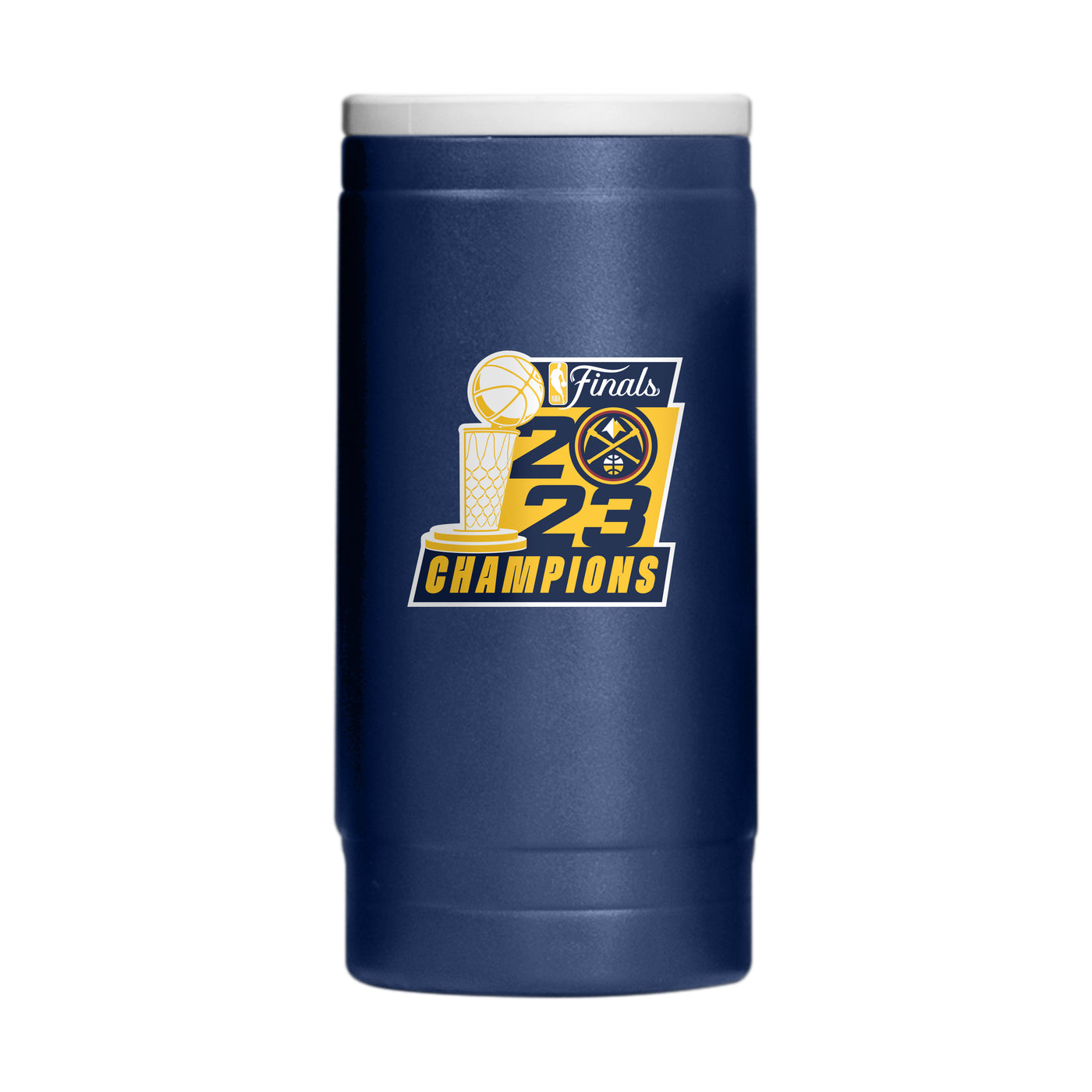 Denver Nuggets 12oz 2023 NBA Finals Champions PC Slim Can Coolie