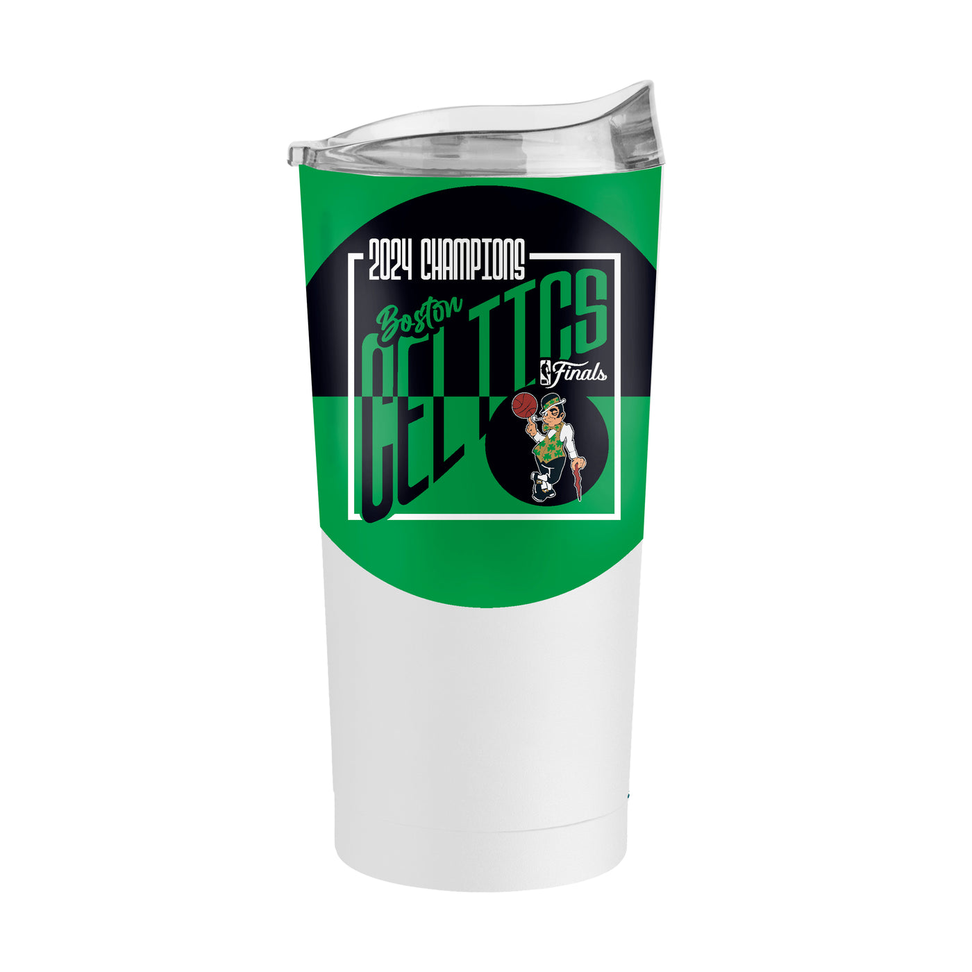 Boston Celtics 20oz 2024 NBA Finals Champions Colorblock Powder Coat Tumbler