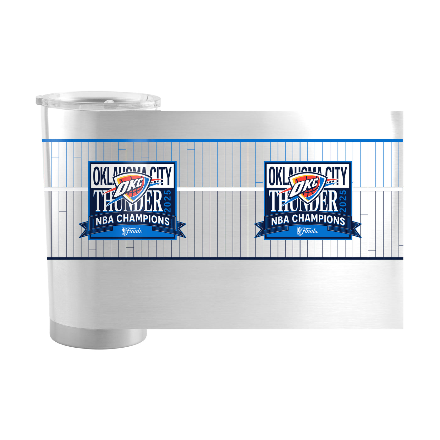 OKC Thunder 2025 NBA Champions 20oz Stainless Tumbler