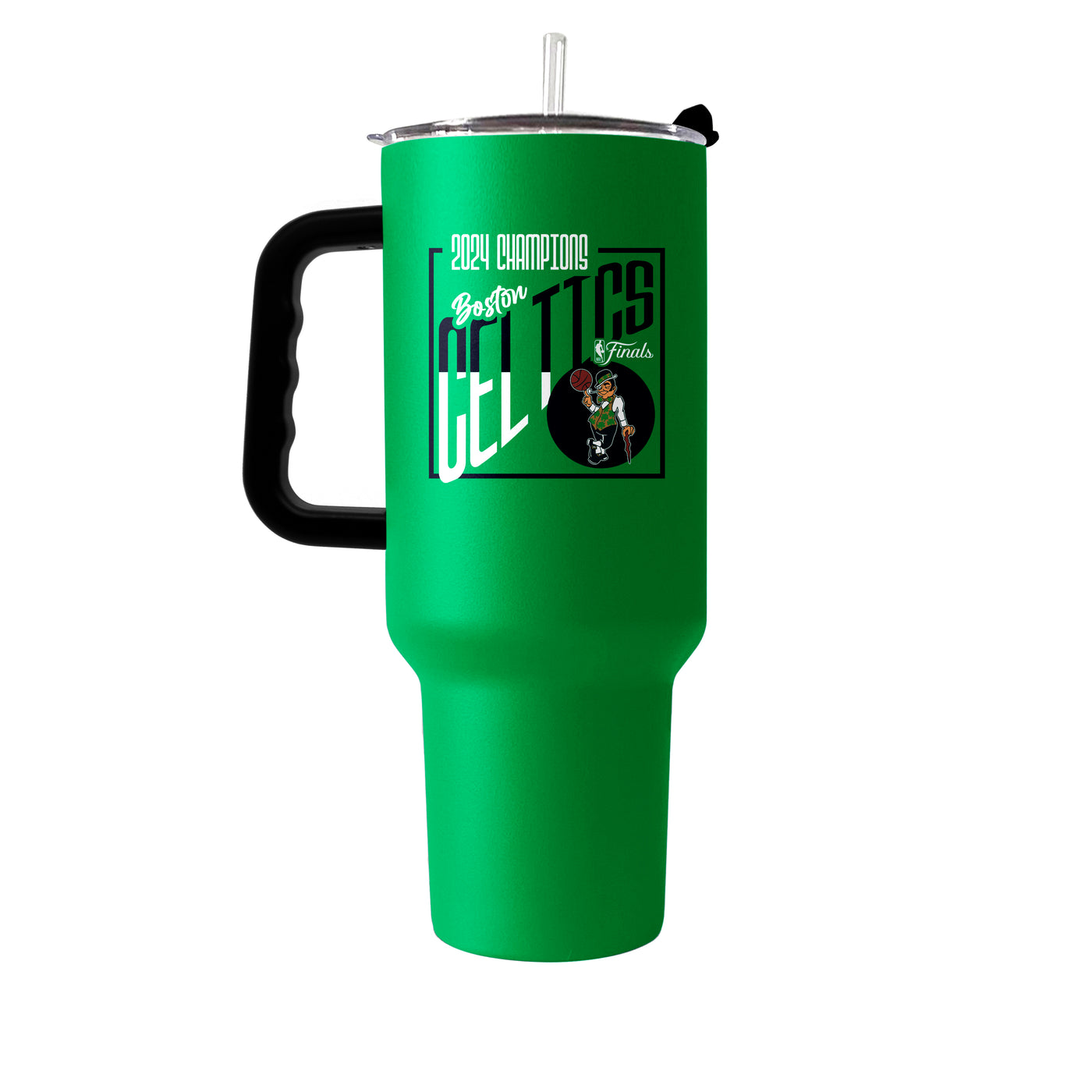 Boston Celtics 40oz 2024 NBA Champions Powder Coat Tumbler