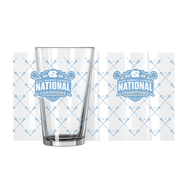 2025 Womens Lacrosse Champions 16oz Pint Glass