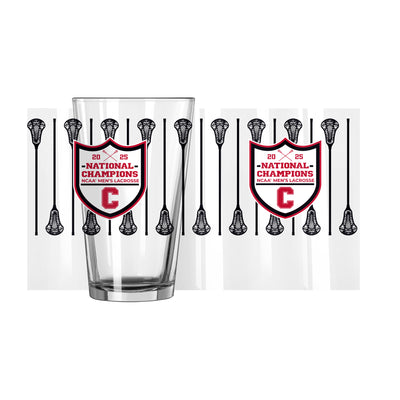 2025 Mens Lacrosse Champions 16oz Pint Glass
