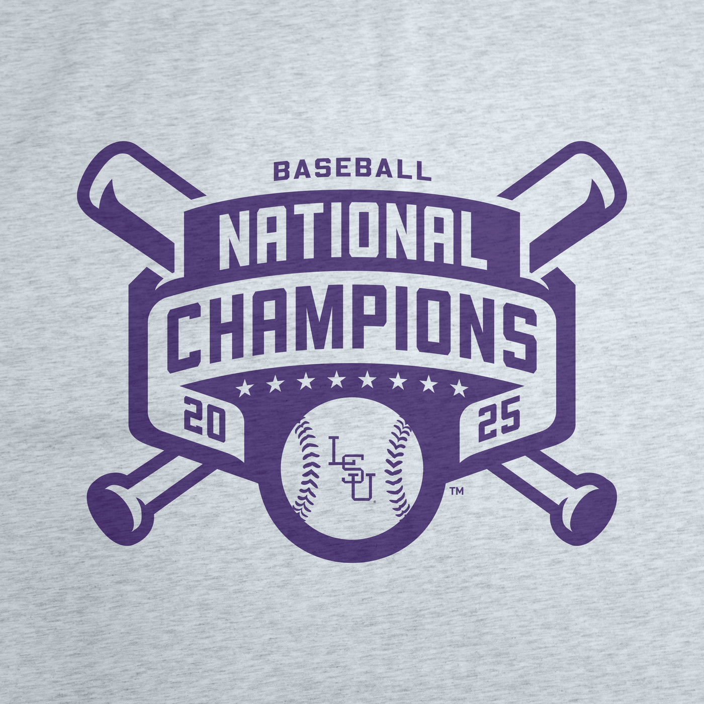 LSU 2025 Baseball Champions Sublimated Sweatshirt Blanket