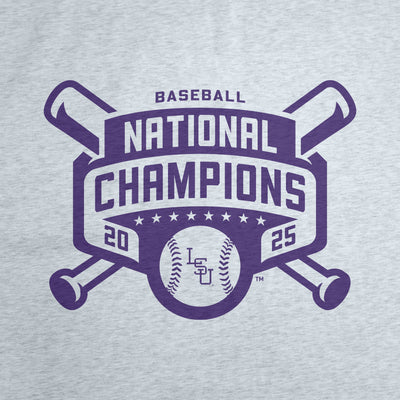 LSU 2025 Baseball Champions Sublimated Sweatshirt Blanket