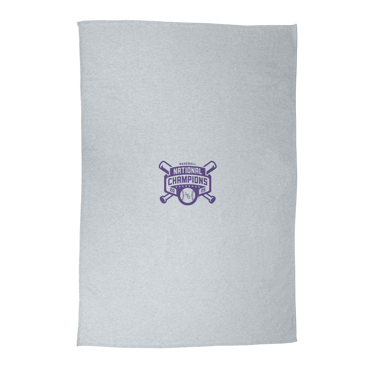 LSU 2025 Baseball Champions Sublimated Sweatshirt Blanket