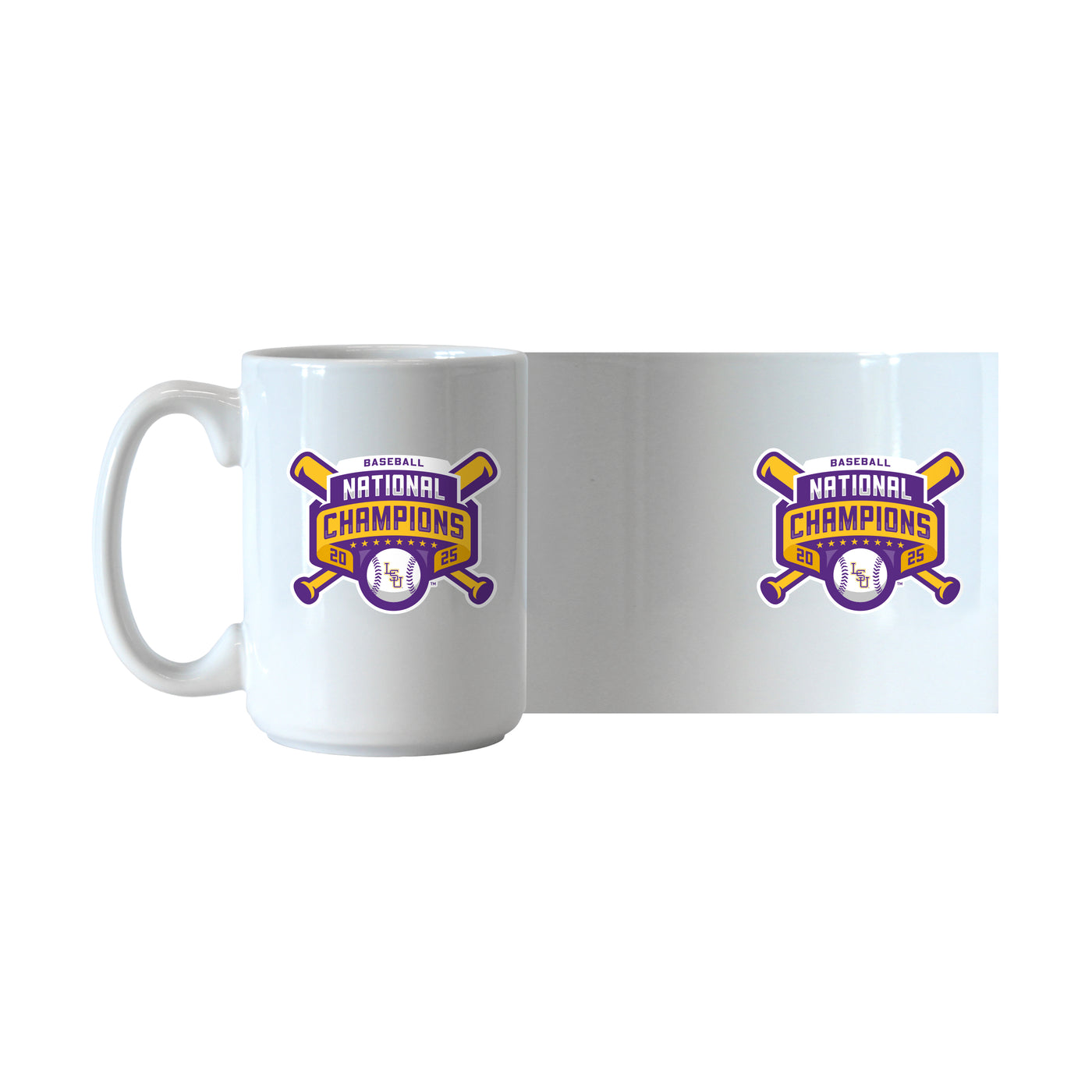 LSU 2025 Baseball Champions 15oz Sublimated Mug