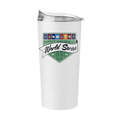 2024 NCAA Men's Baseball 20oz Final 8 Teams Powder Coat Tumbler