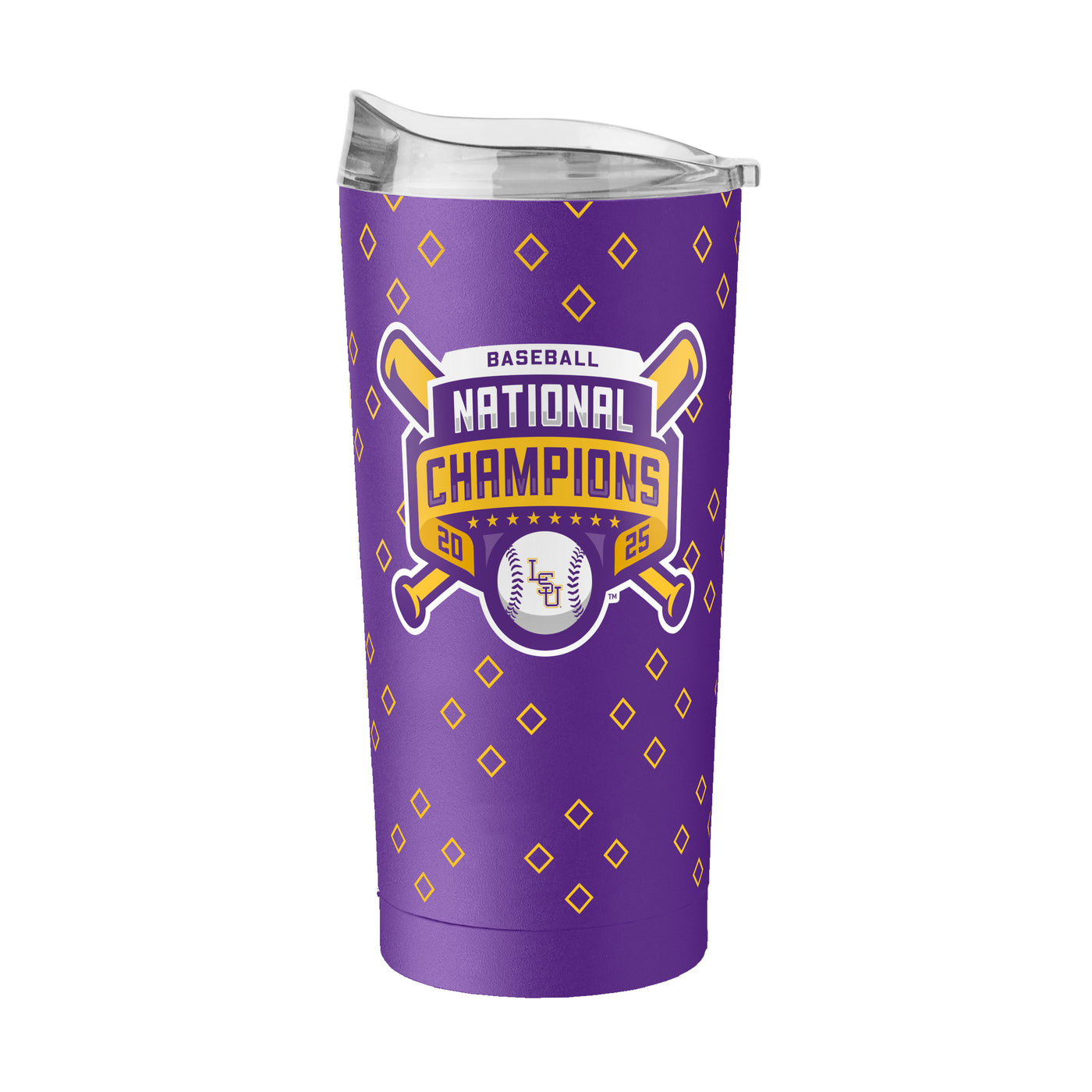 LSU 2025 Baseball Champions 20oz PC Tumbler