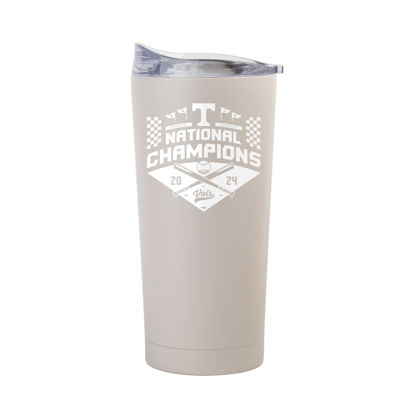 Tennessee 20oz 2024 NCAA Baseball Champions Sand Powder Coat Tumbler