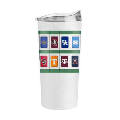 2024 NCAA Men's Baseball 20oz Final 8 Teams Full Wrap Powder Coat Tumbler