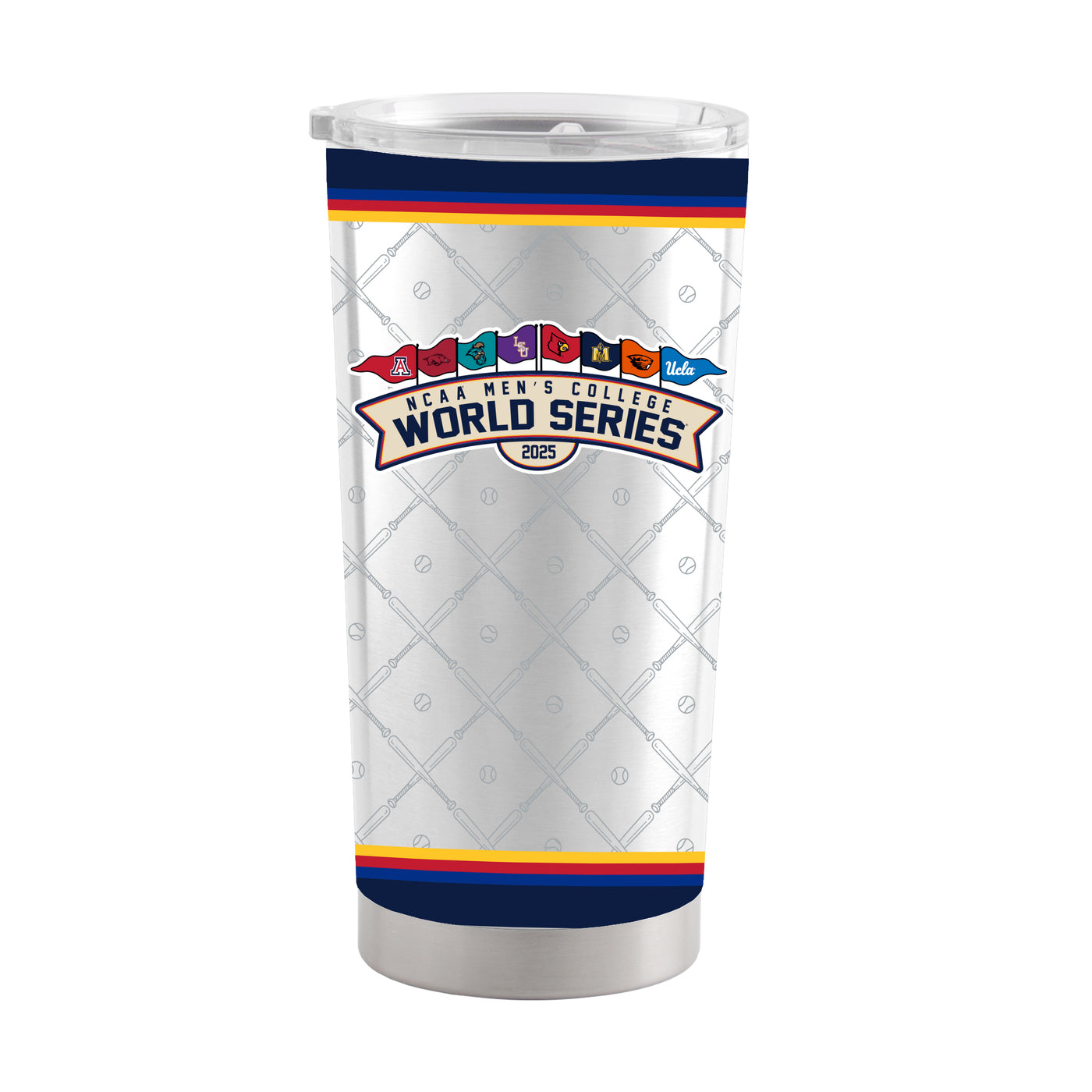 2025 NCAA Mens Baseball 8 Team 20oz Stainless Tumbler